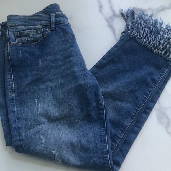 Mavi Jeans Co. Kerry Ankle Mid Rise Distressed Straight Leg Size 27 - Picture 13 of 13